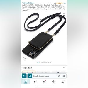 iPhone 13 crossbody cover NEW IN BOX